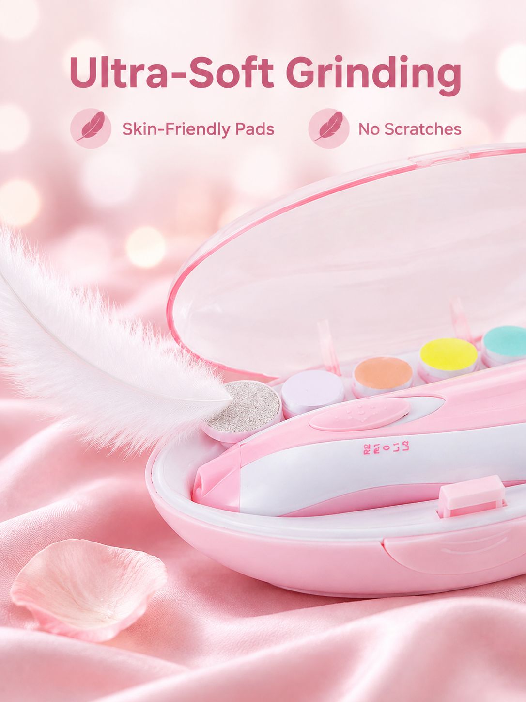 Multifunctional Electric Nail File for Babies and Kids