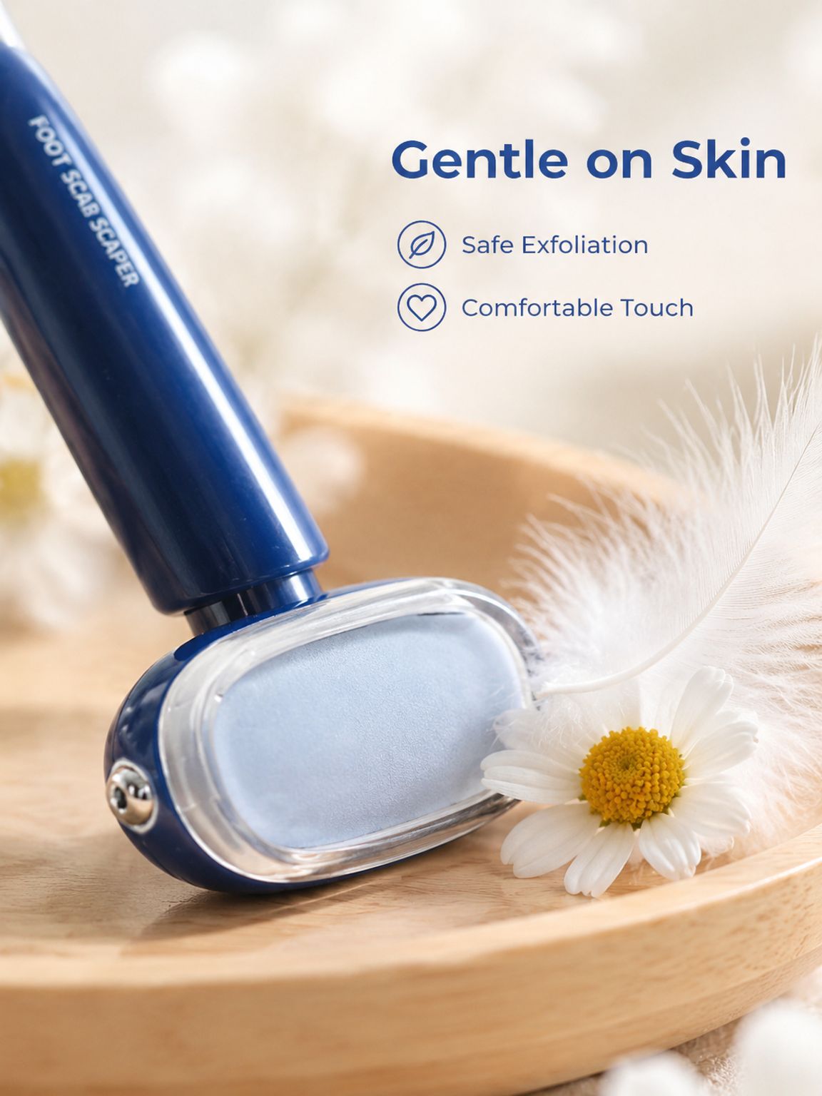 Pedicure Magic Double-Sided Foot File, Gentle Dead Skin Remover for Soles