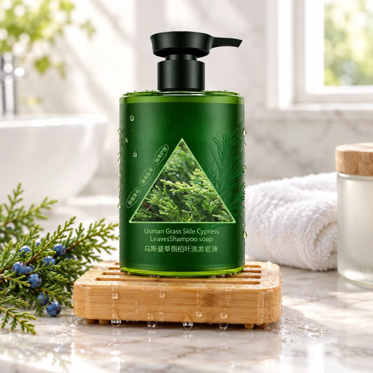 Juniper Extract Handmade Shampoo Soap