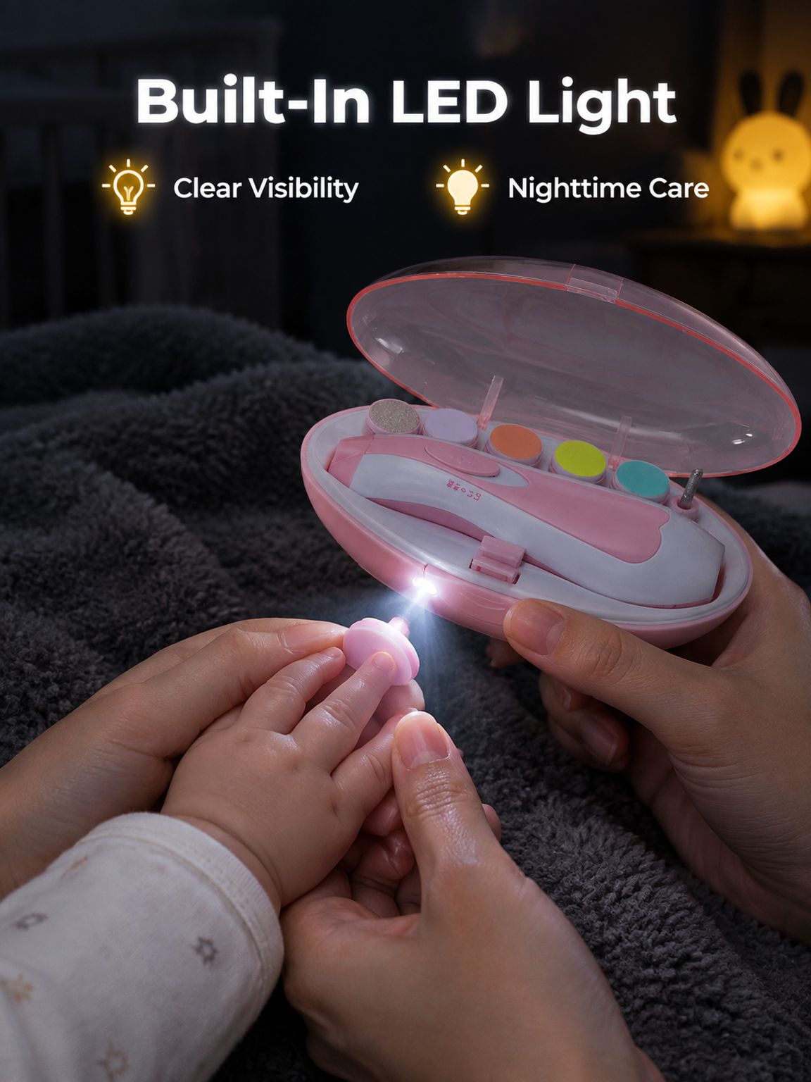 Multifunctional Electric Nail File for Babies and Kids