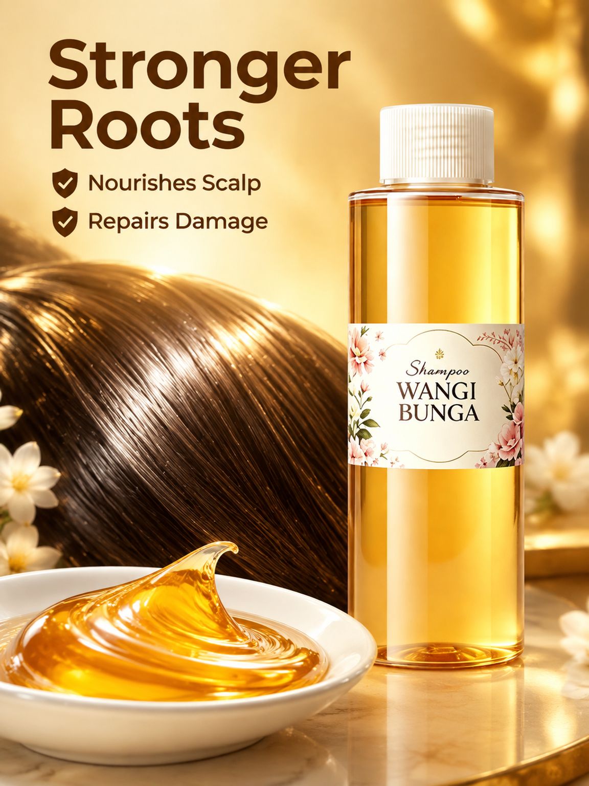 Natural Herbal Anti-Hair Loss & Nourishing Shampoo