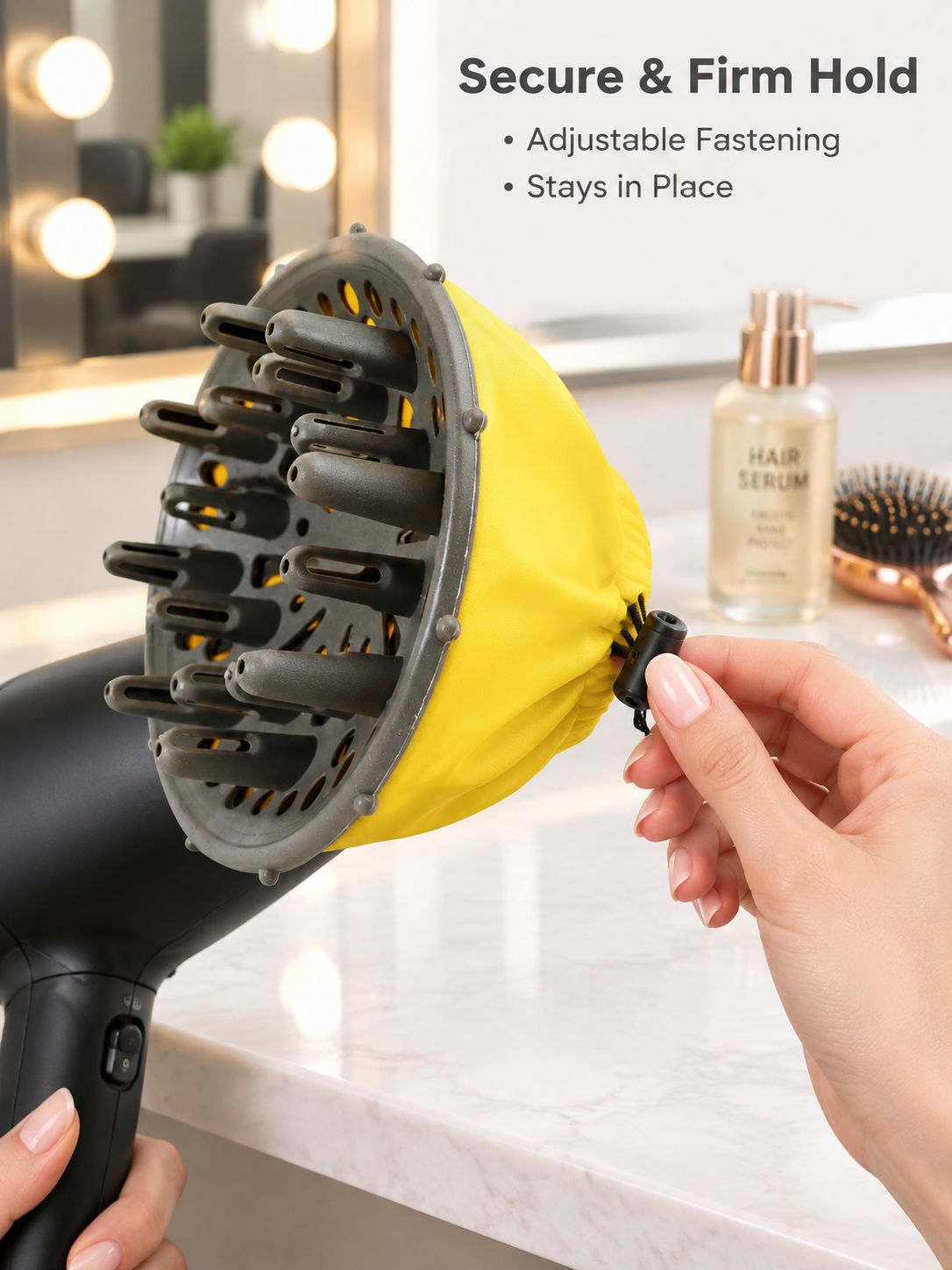 Large Universal Hair Dryer Cover for Salon Use, Strong Hold, Fits Various Curling Tools