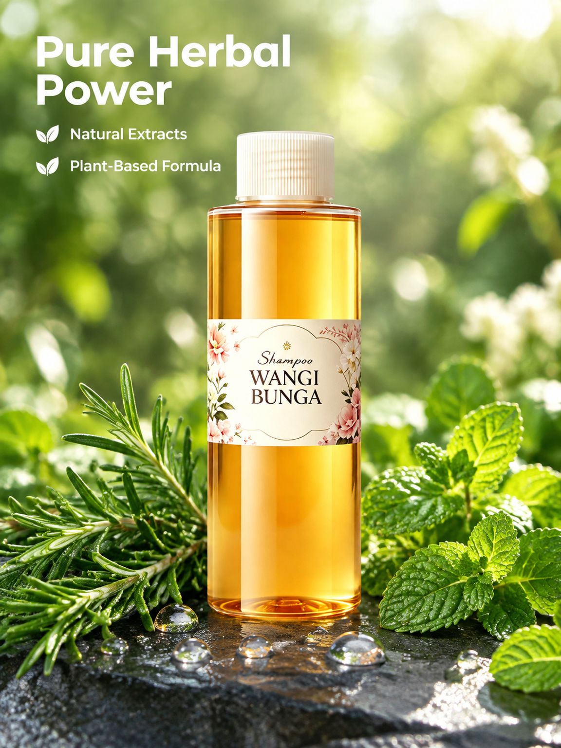 Natural Herbal Anti-Hair Loss & Nourishing Shampoo