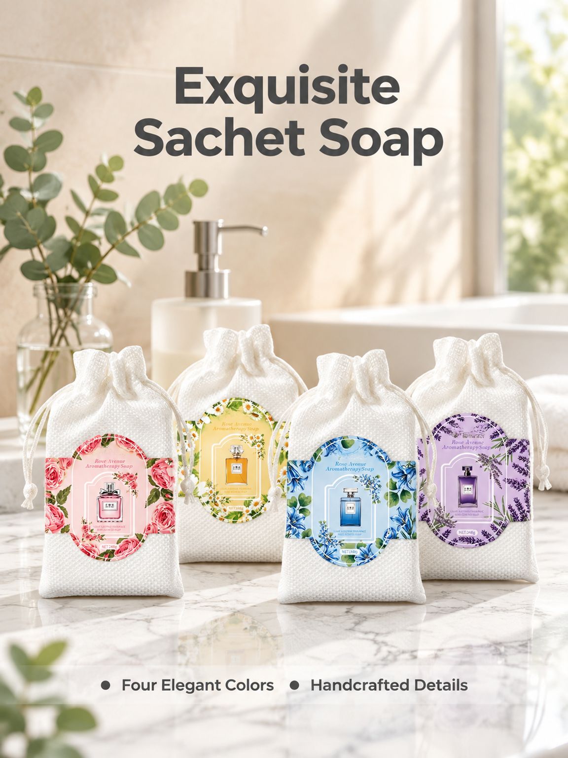 Fabric Handmade Soap, Aromatic Essential Oil High-End Perfume Soap