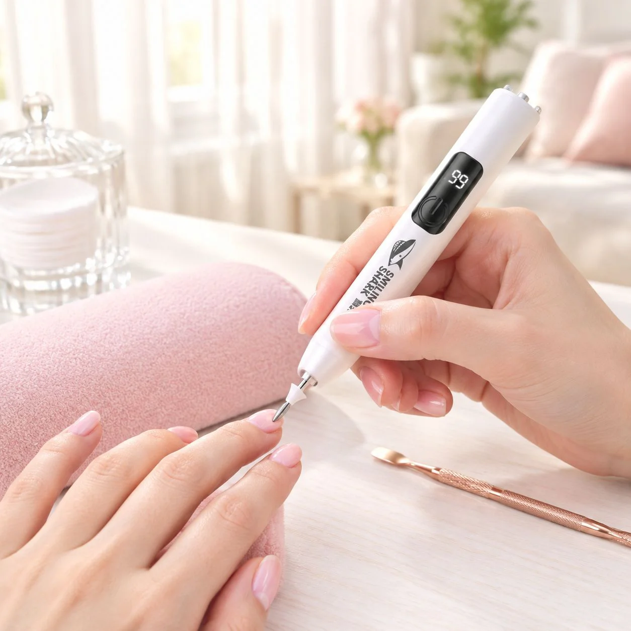 Portable Rechargeable Nail Drill Pen Set, Compact and Easy to Carry
