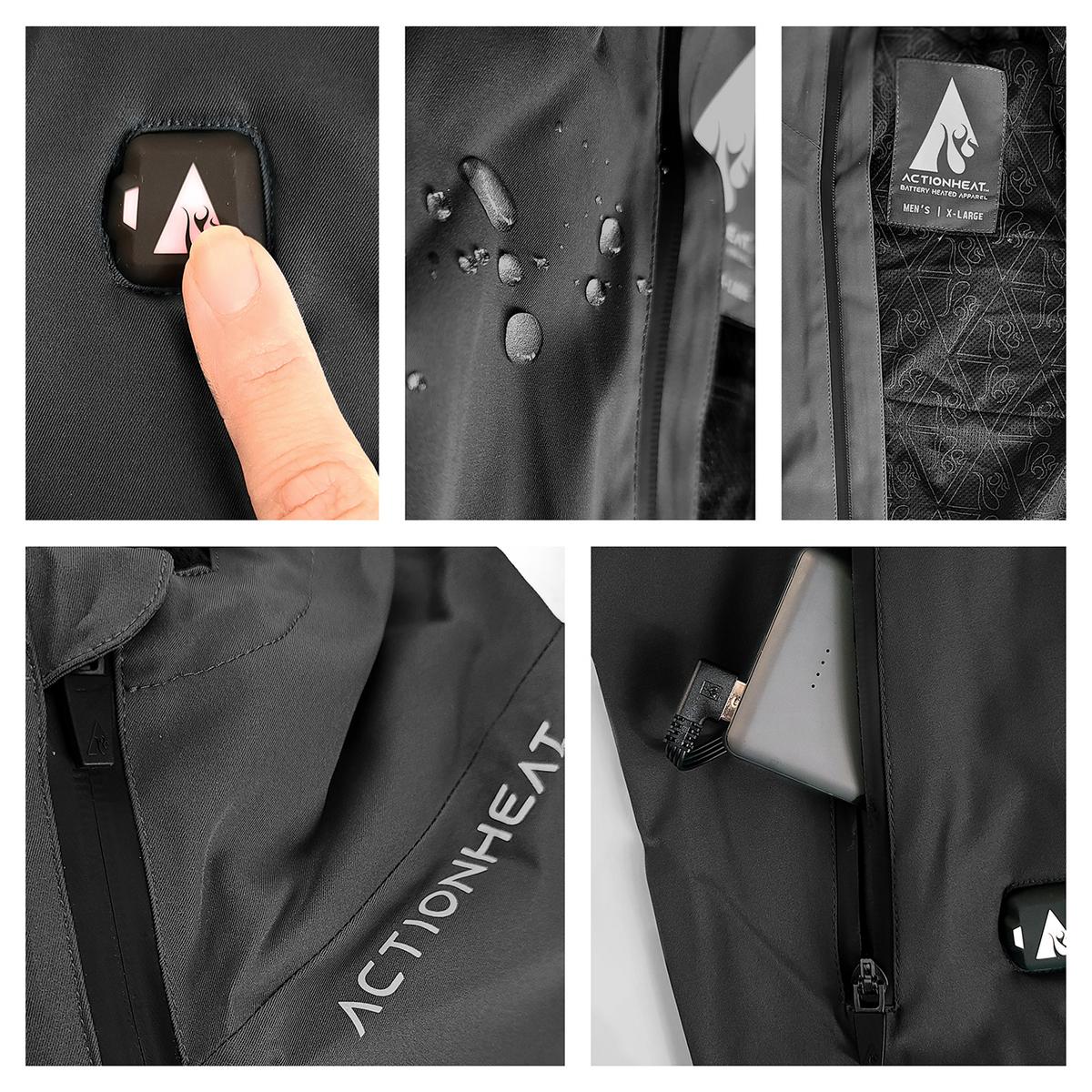 Heatrea 5V Women's Waterproof Heated Rain Jacket