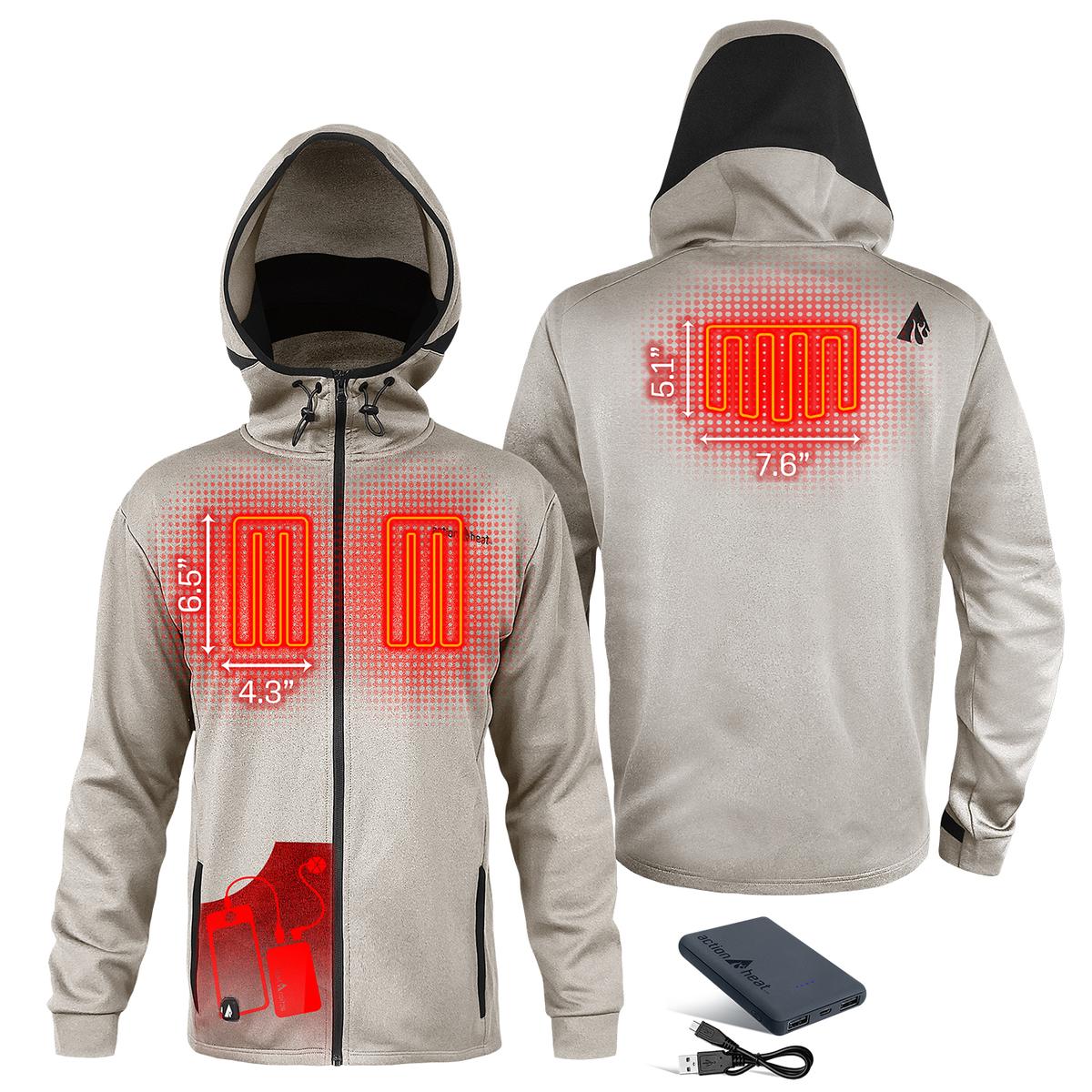 Heatrea 5V Men's Slim Fit Battery Heated Hoodie