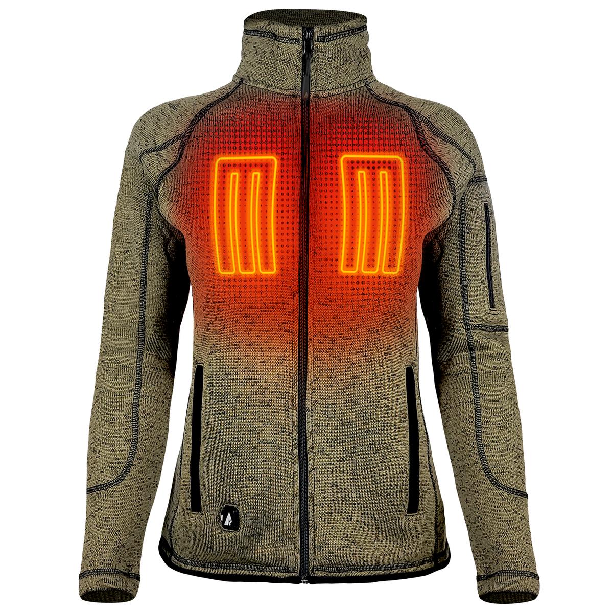 Heatrea 5V Women's Battery Heated Sweater Jacket