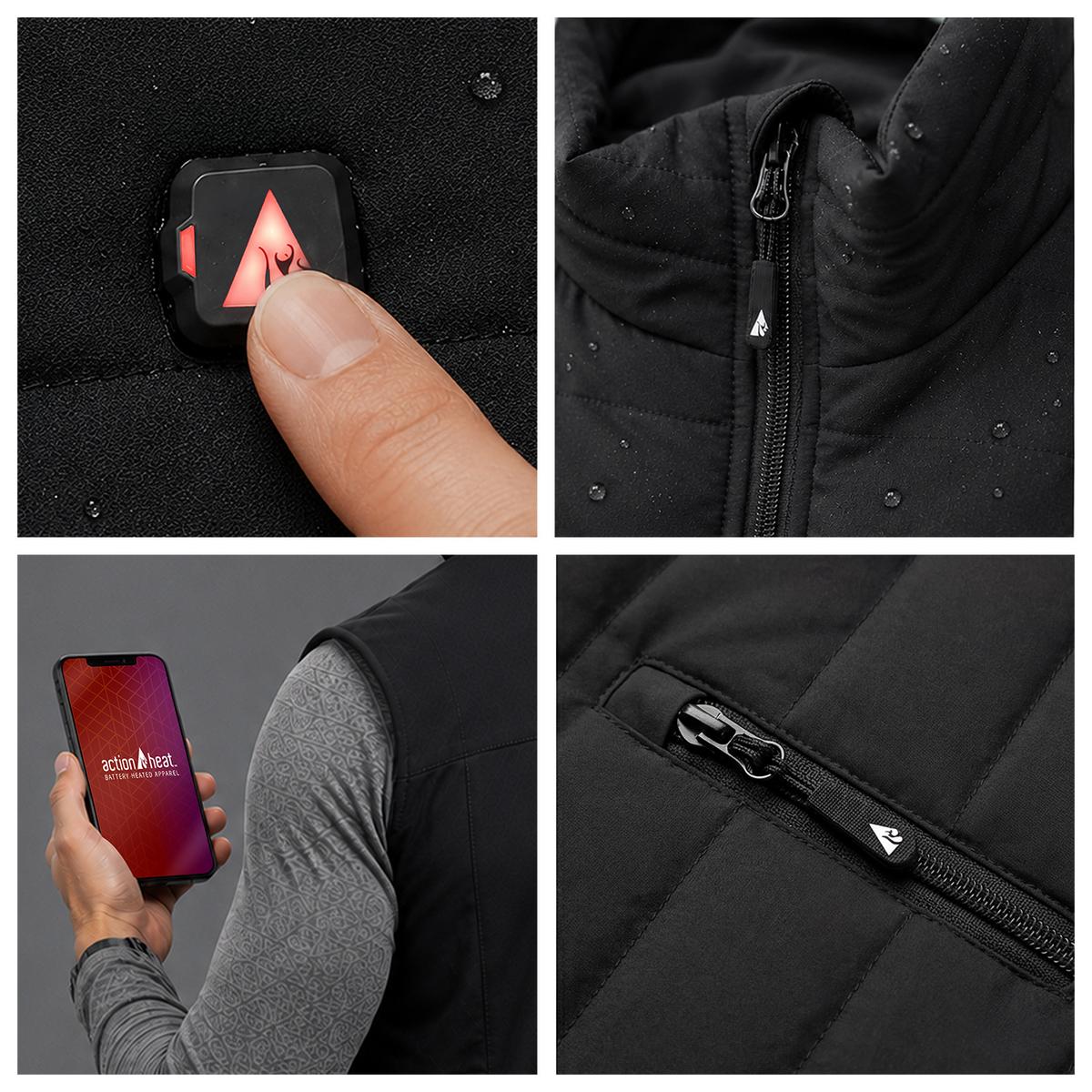Heatrea Pro Series+ Bluetooth Men's Puffer Heated Vest