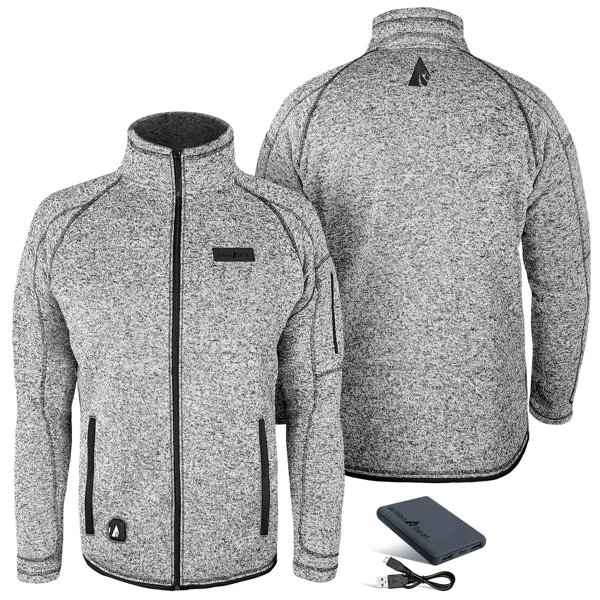 Heatrea 5V Men's Battery Heated Sweater Jacket