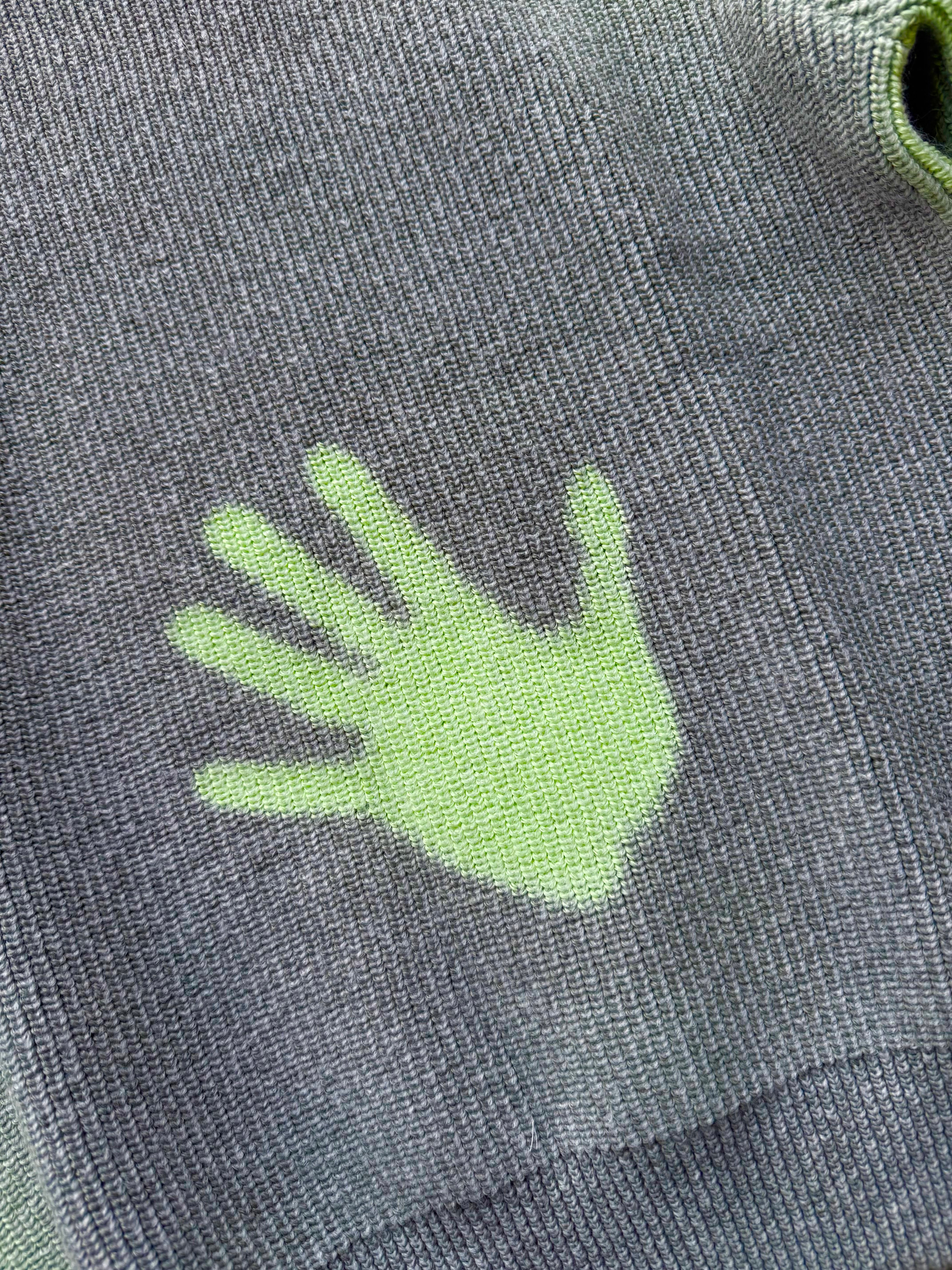 Heatrea Heat Reactive Longsleeve Knit Grey/Green