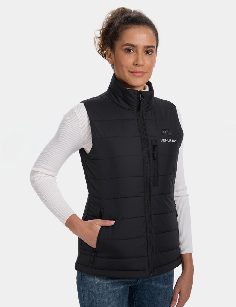 Women's Dual-Control-Water-Repellent-Heated Classic Vest 12V, EW28