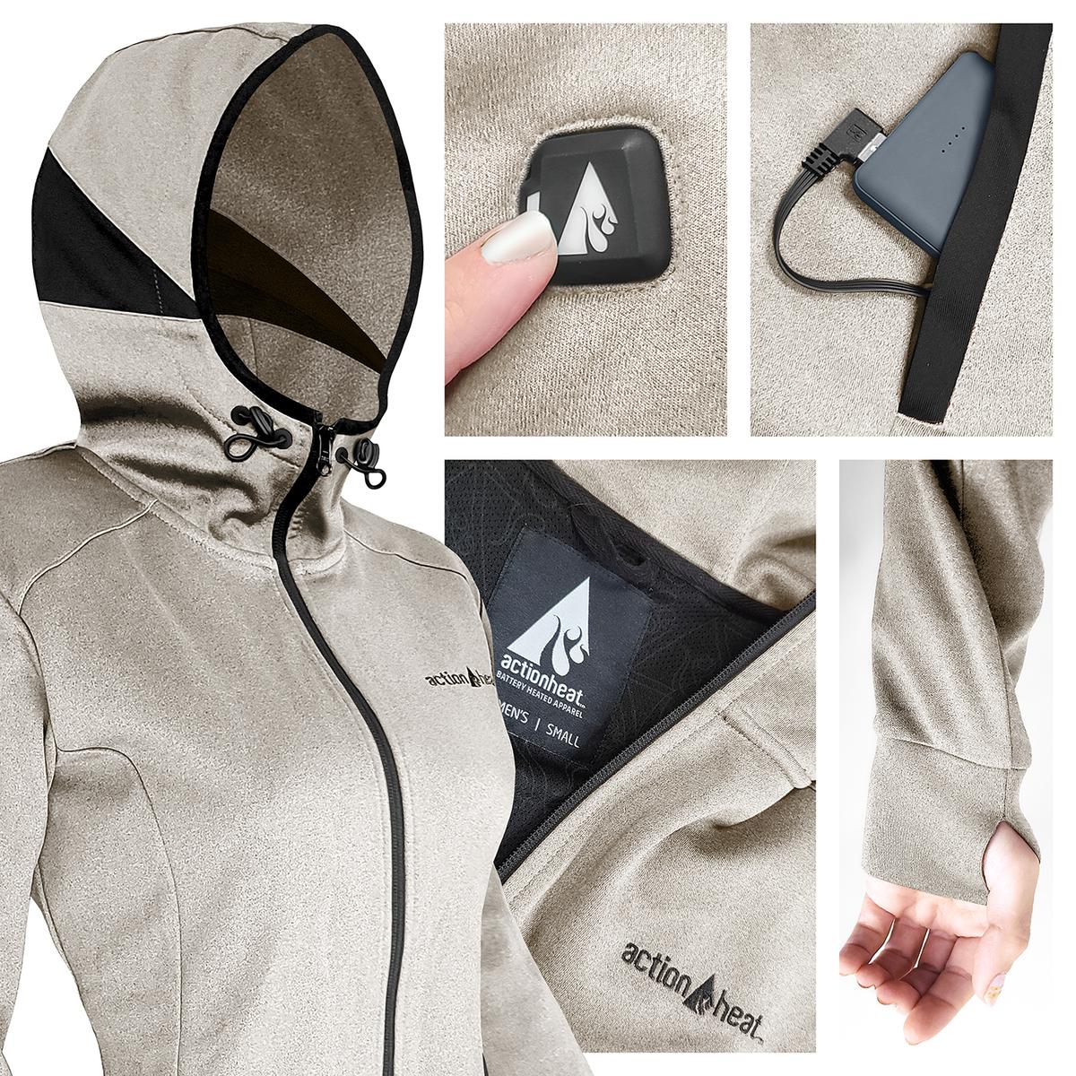 Heatrea 5V Women's Slim Fit Battery Heated Hoodie