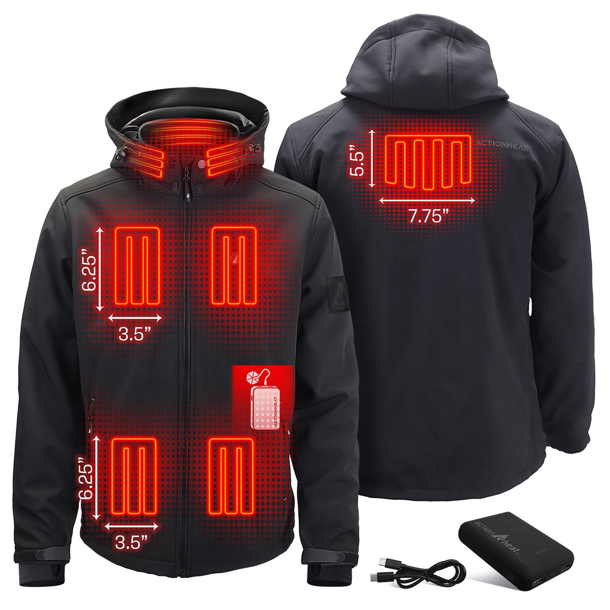 Heatrea Pro Series+ Bluetooth Men's Softshell Heated Jacket