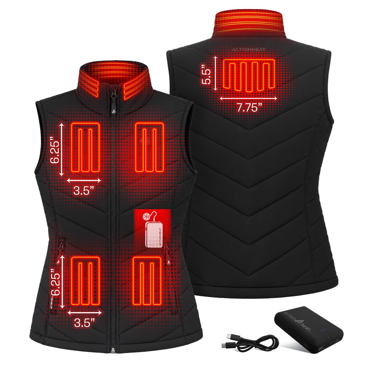 Heatrea Pro Series+ Bluetooth Women's Puffer Heated Vest
