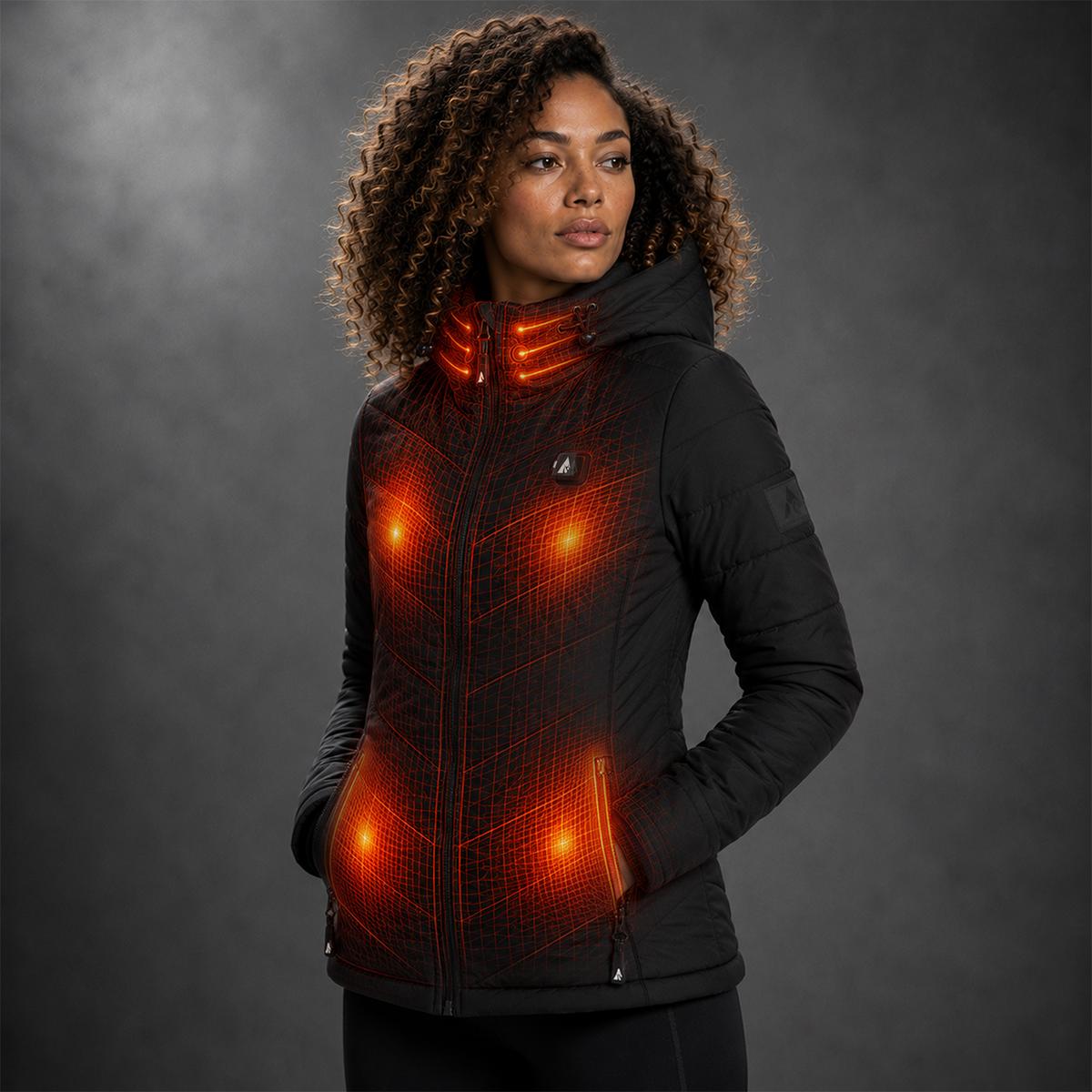 Heatrea Pro Series+ Bluetooth Women's Puffer Heated Jacket