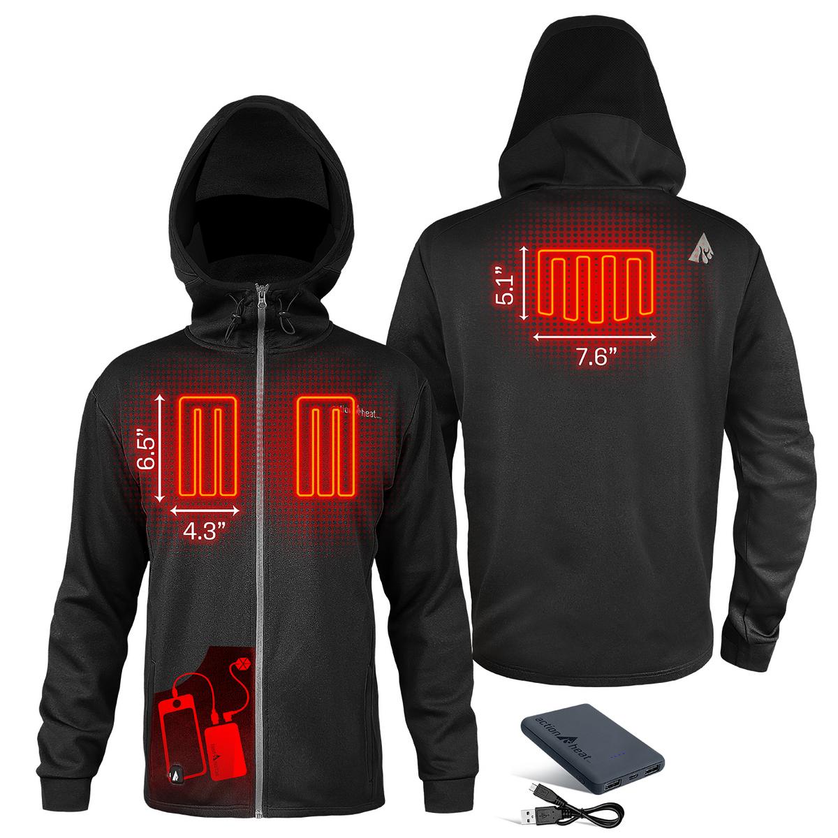 Heatrea 5V Men's Slim Fit Battery Heated Hoodie