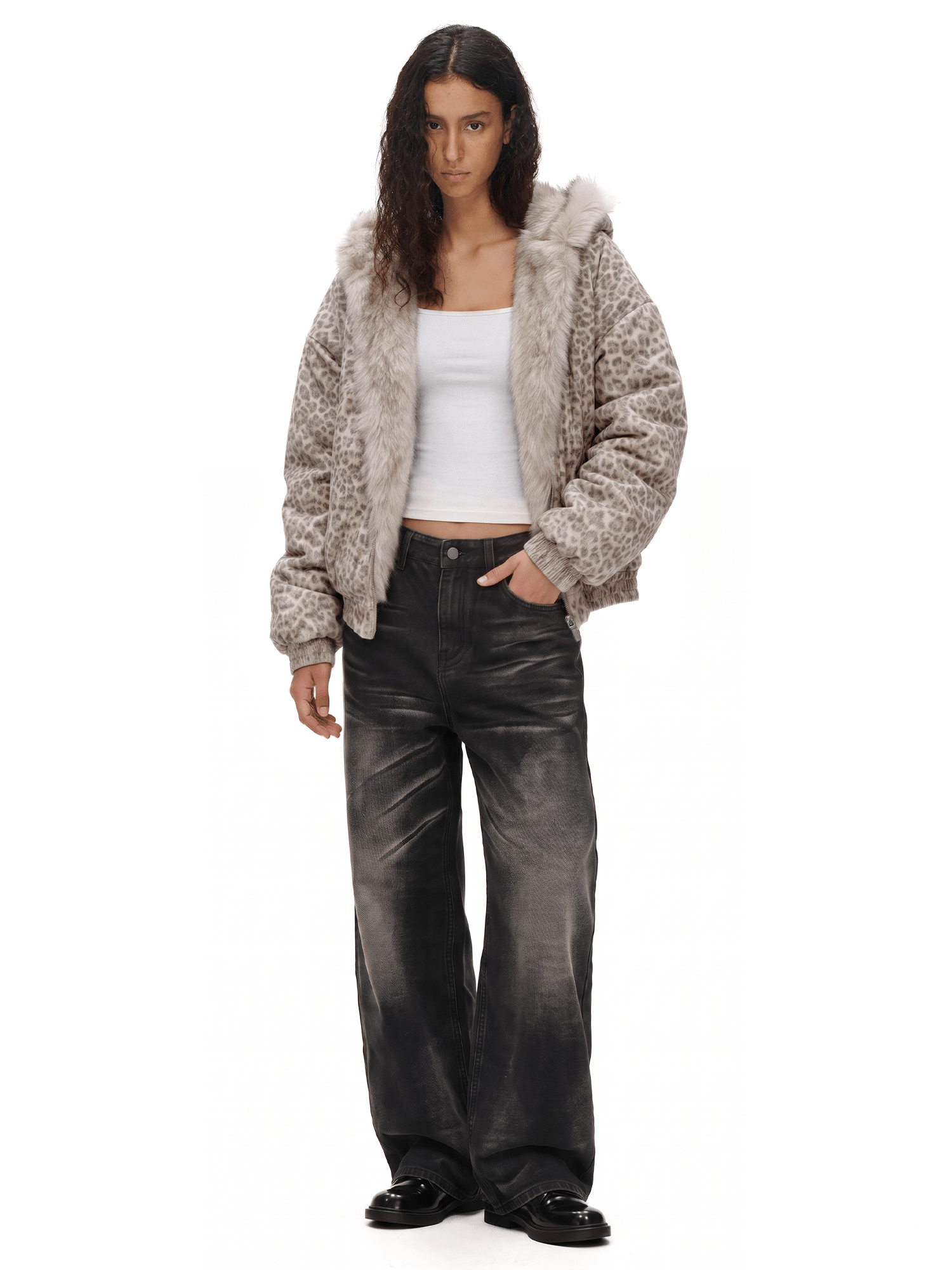 Leopard Fur Jacket