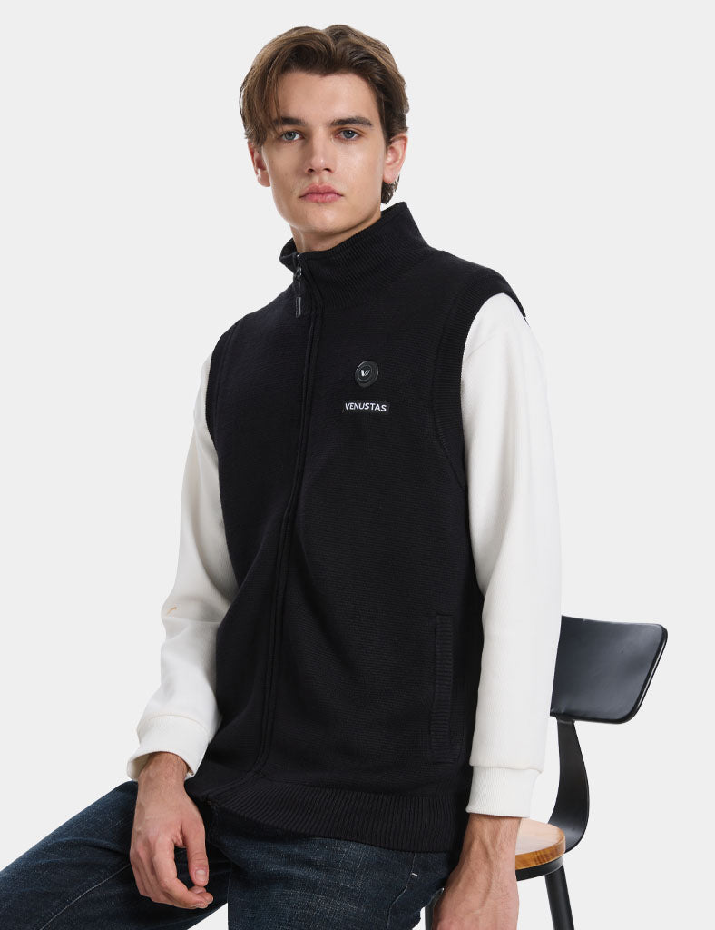 Men's Heated Sweater Vest 7.4V, M91 [Final Sale]
