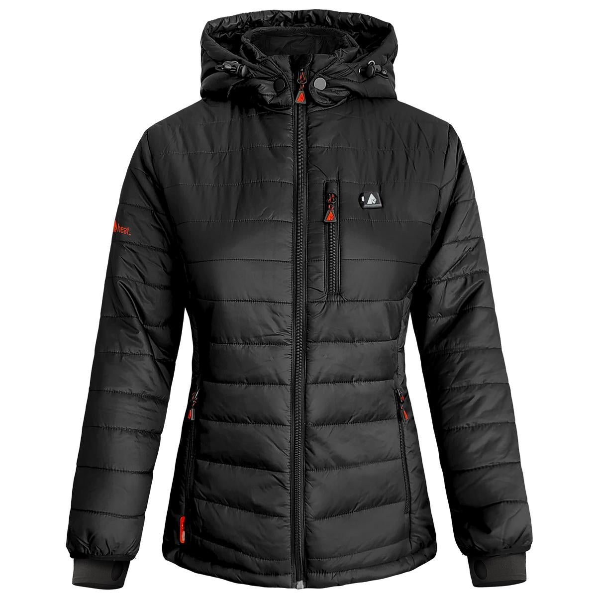 Heatrea 5V Women's Insulated Puffer Battery Heated Jacket W/ Hood