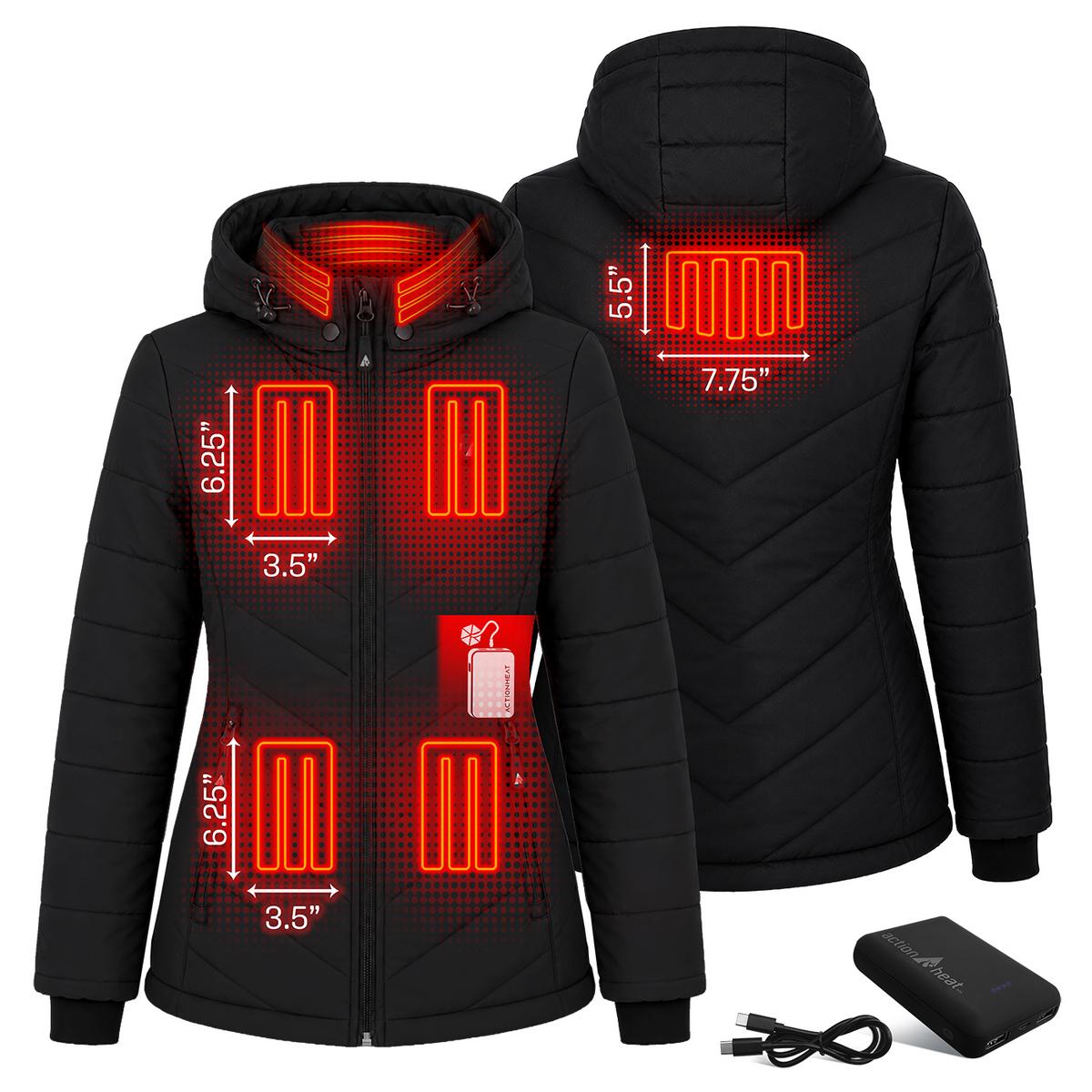 Heatrea Pro Series+ Bluetooth Women's Puffer Heated Jacket