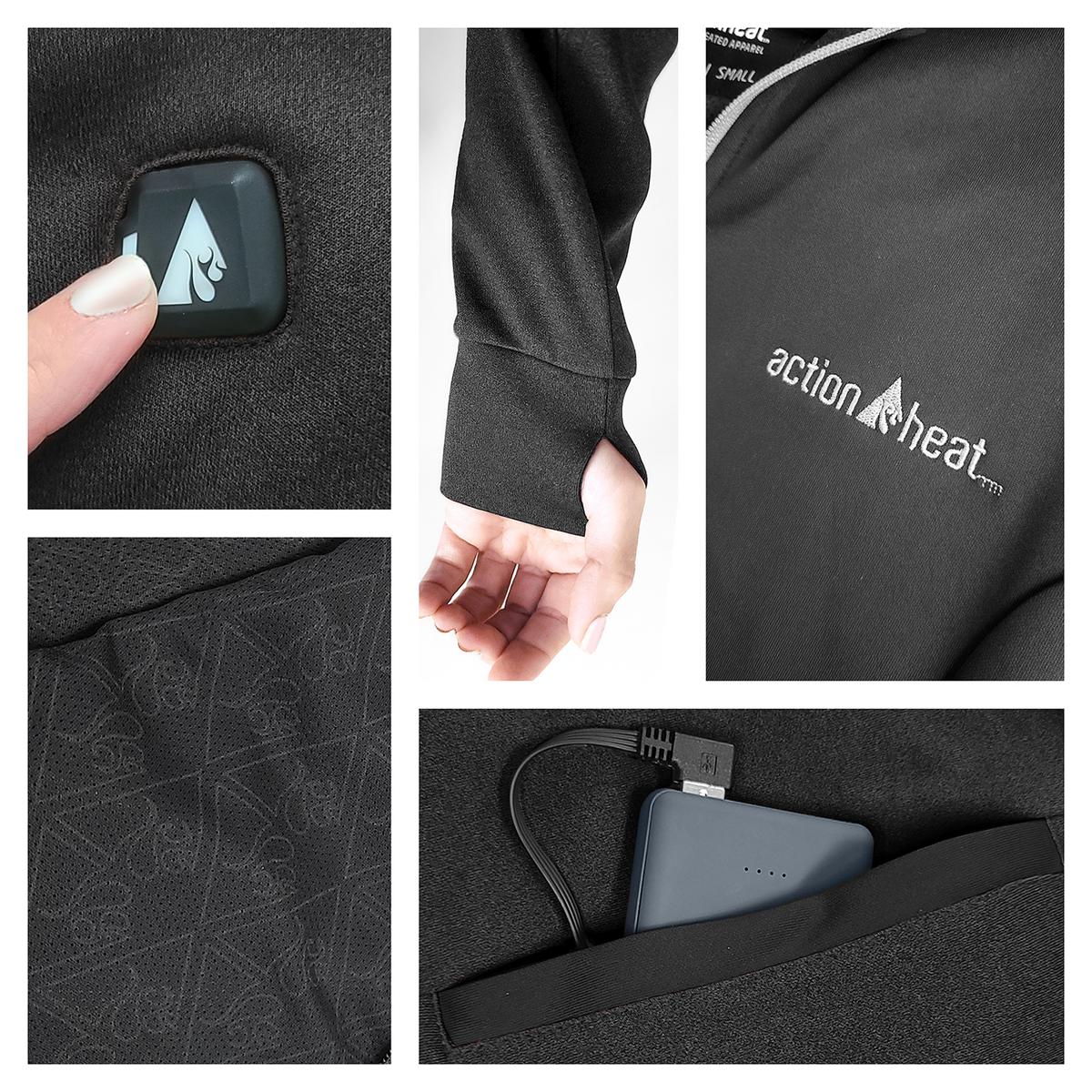 Heatrea 5V Men's Slim Fit Battery Heated Hoodie