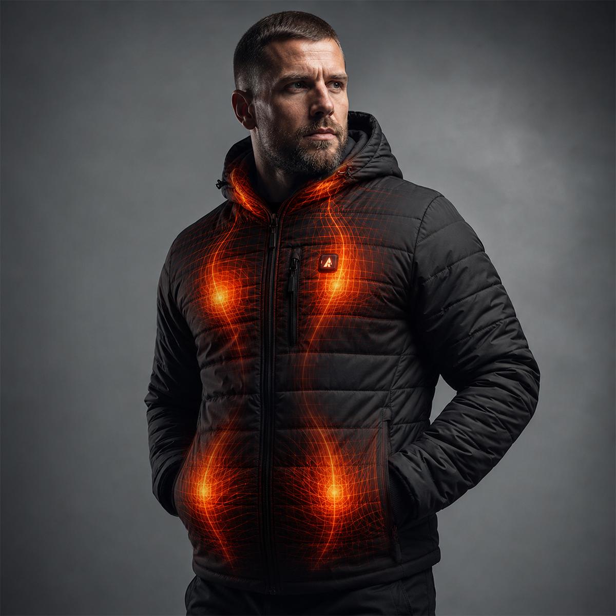 Heatrea Pro Series+ Bluetooth Men's Puffer Heated Jacket
