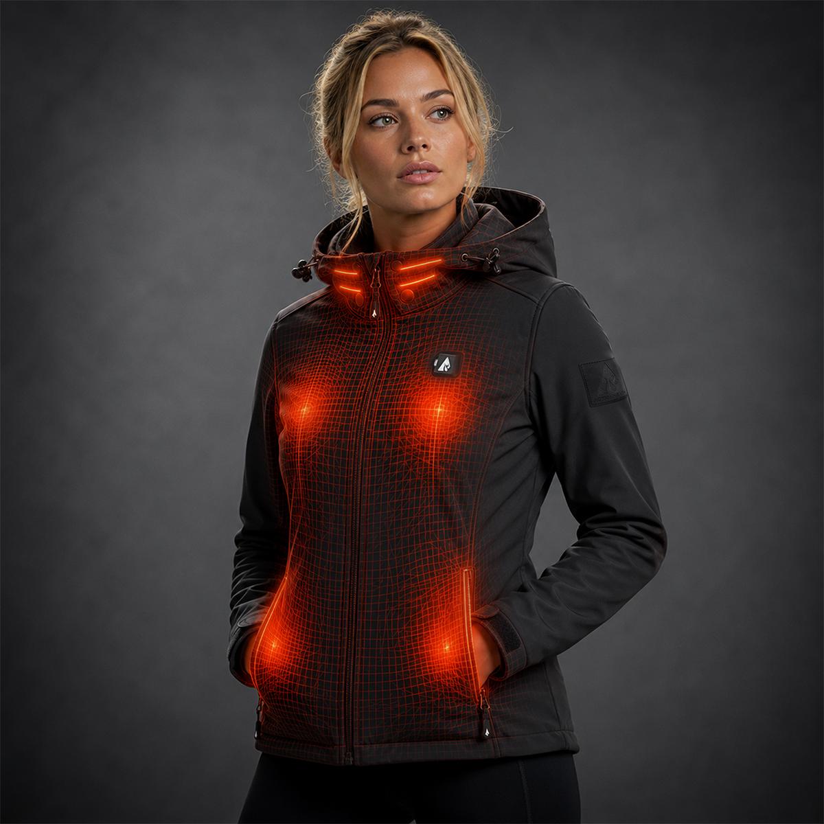 Heatrea Pro Series+ Bluetooth Women's Softshell Heated Jacket