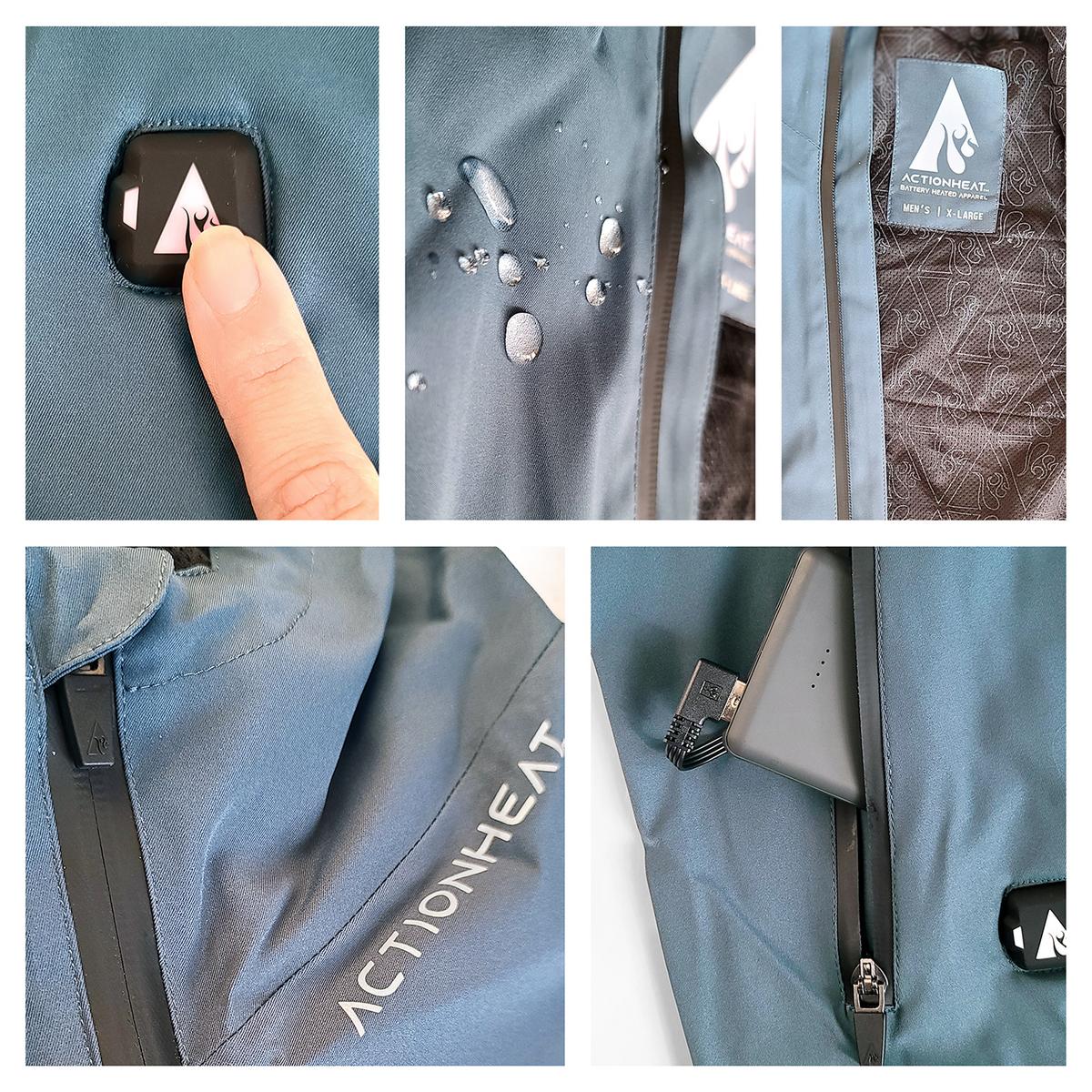 Heatrea 5V Women's Waterproof Heated Rain Jacket