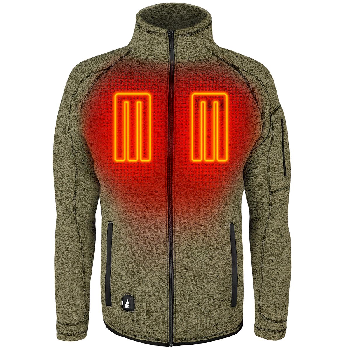 Heatrea 5V Men's Battery Heated Sweater Jacket