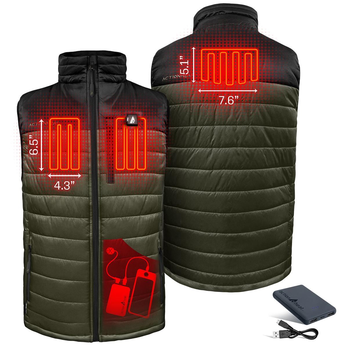 Heatrea 5V Men's Pocono Insulated Puffer Heated Vest