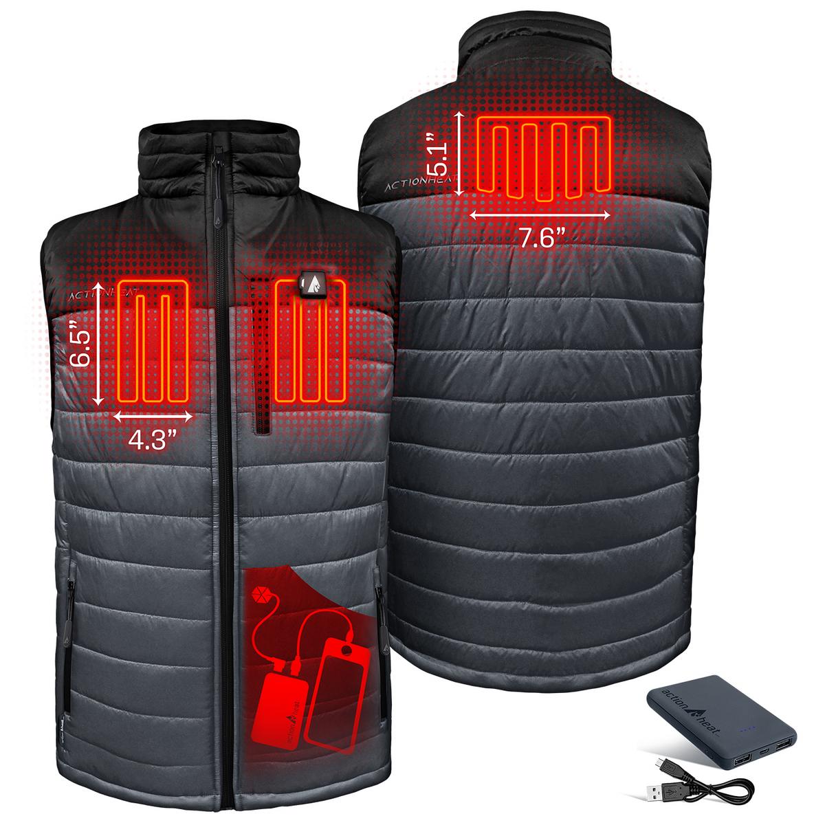 Heatrea 5V Men's Pocono Insulated Puffer Heated Vest