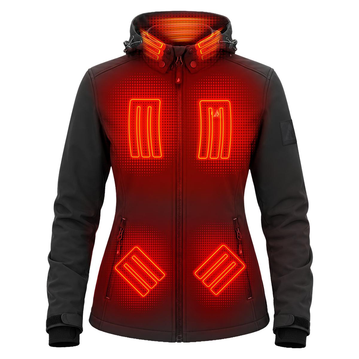Heatrea Pro Series+ Bluetooth Women's Softshell Heated Jacket