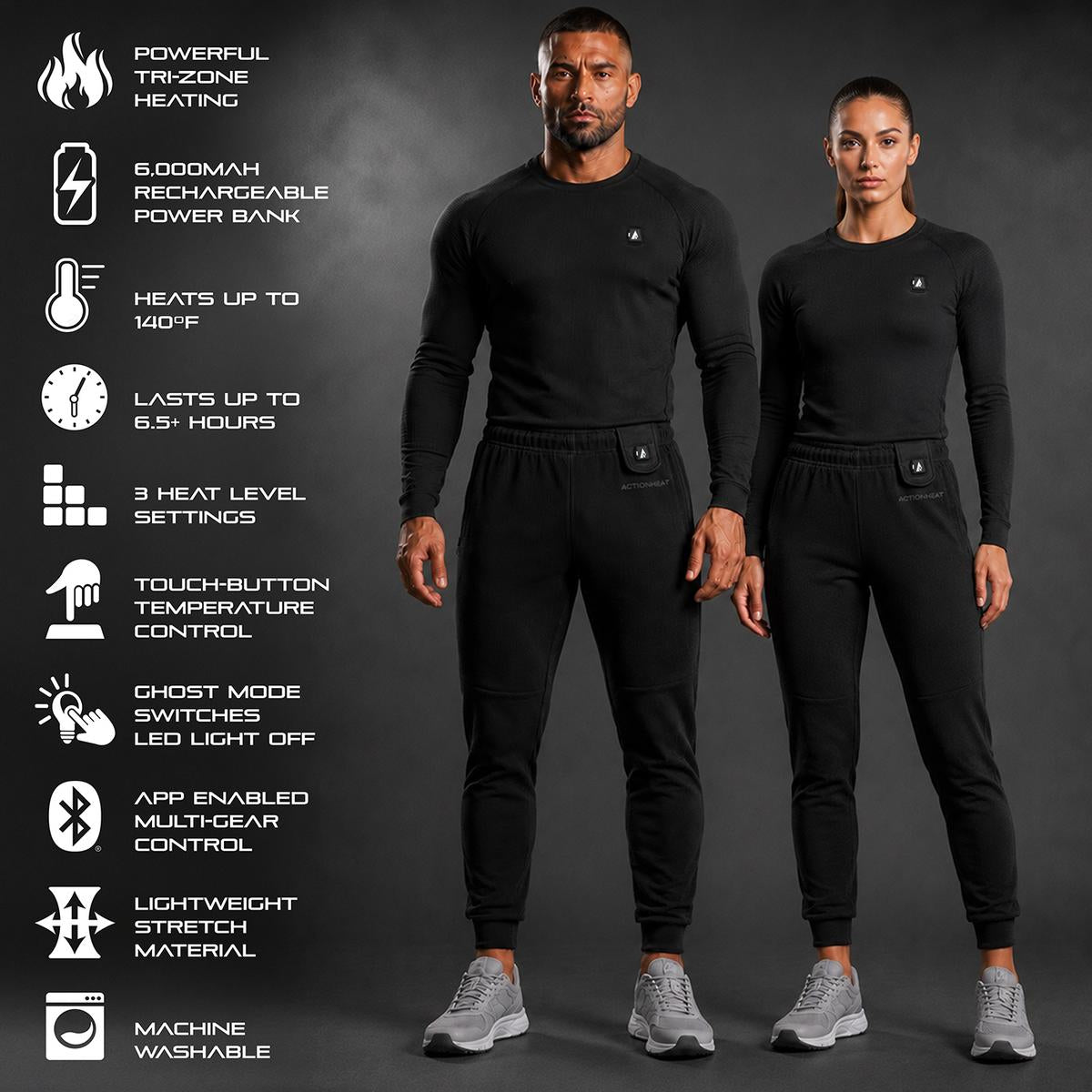 Heatrea Pro Series+ Bluetooth Women's Heated Base Layer Shirt
