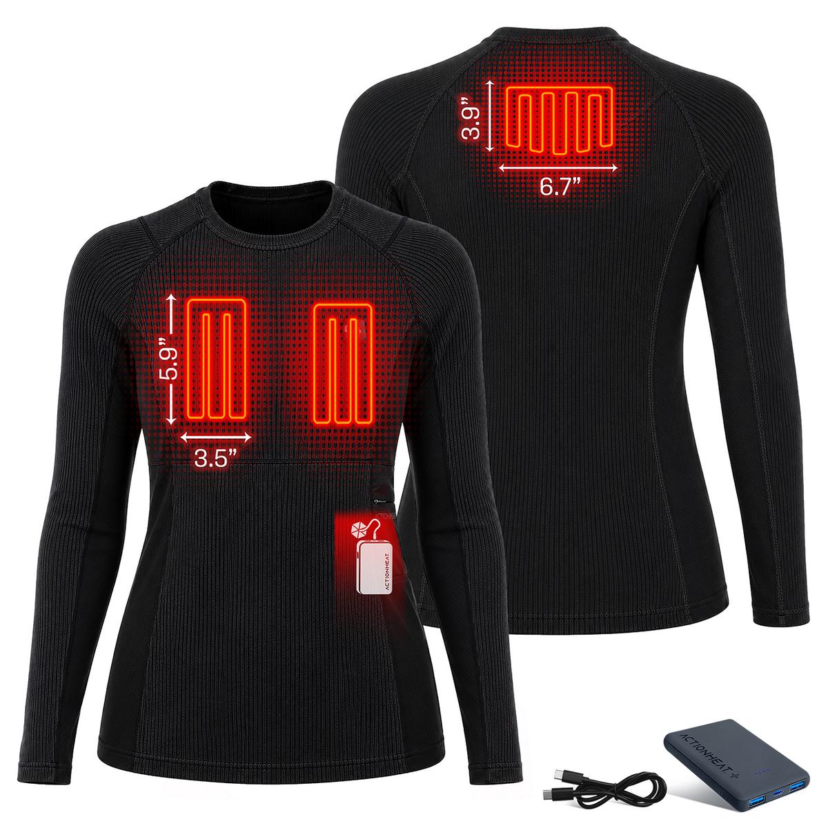 Heatrea Pro Series+ Bluetooth Women's Heated Base Layer Shirt