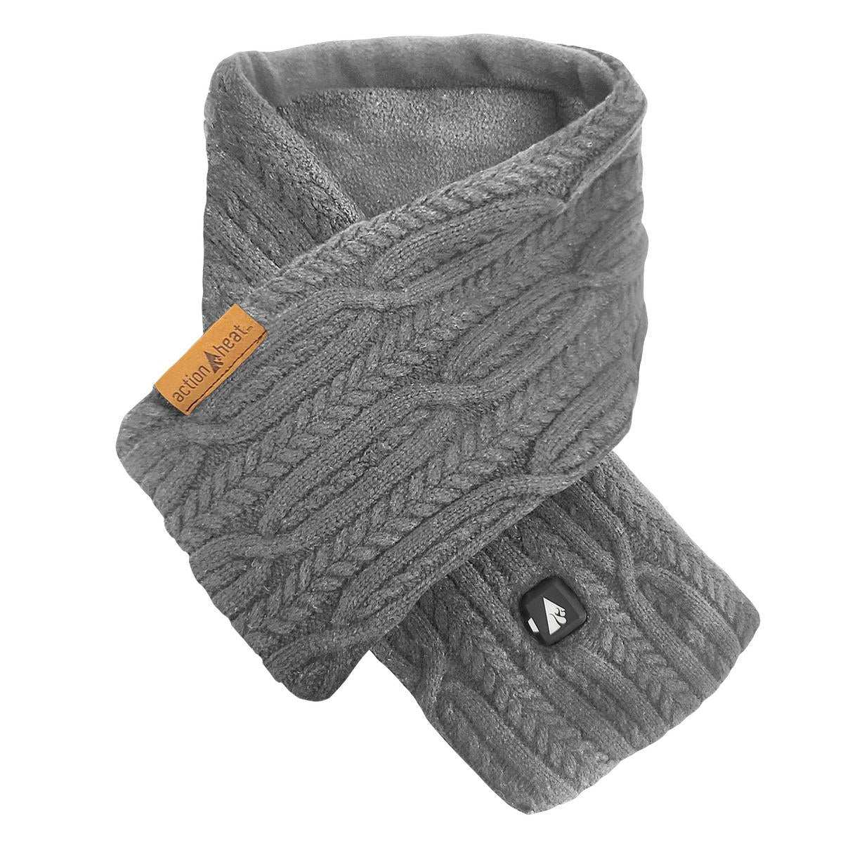 Heatrea 5V Battery Heated Cable Knit Wrap Scarf