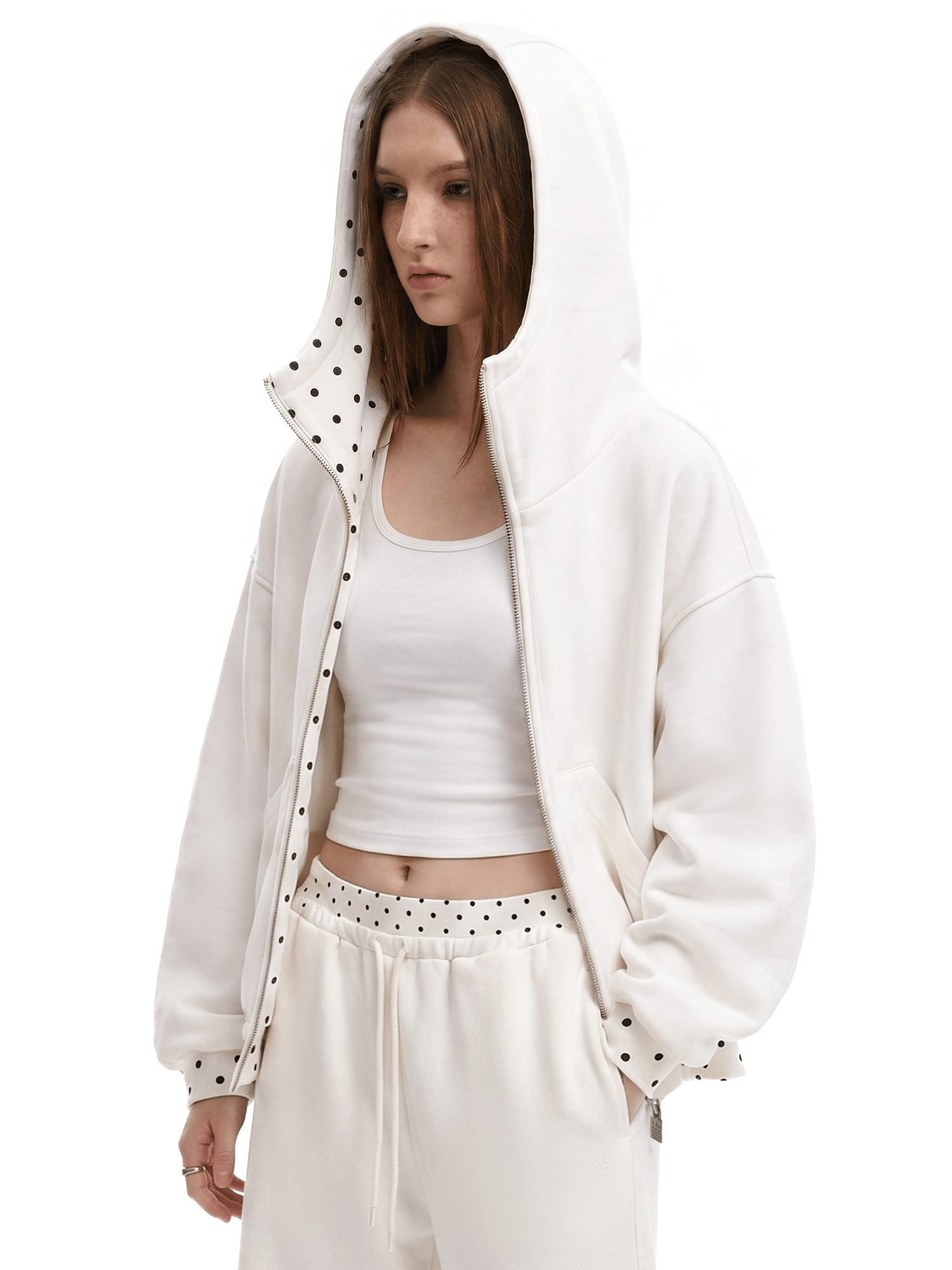 Cyber Static Zip Hoodie