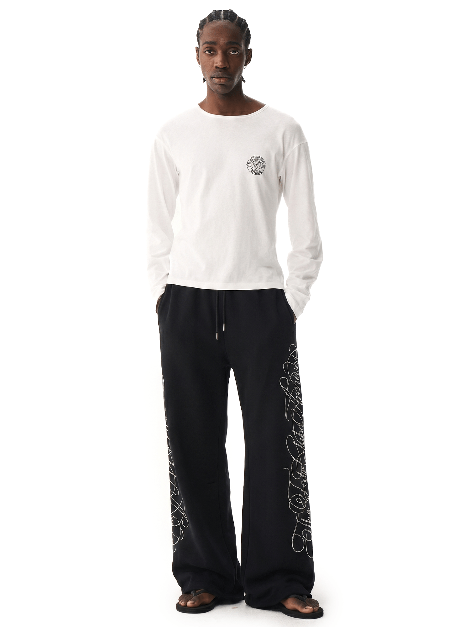 Rhinestone Zip Hoodie