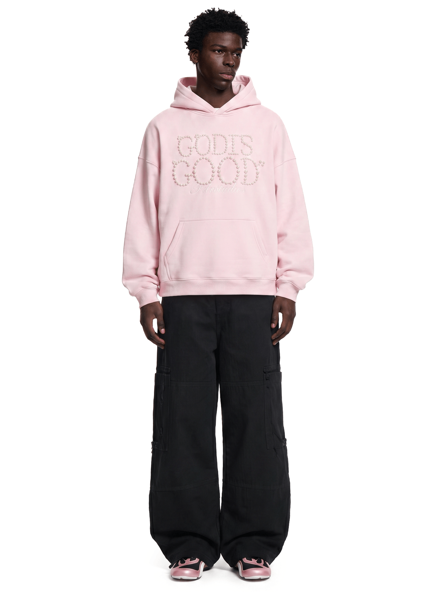 Pearl Script Oversized Hoodie