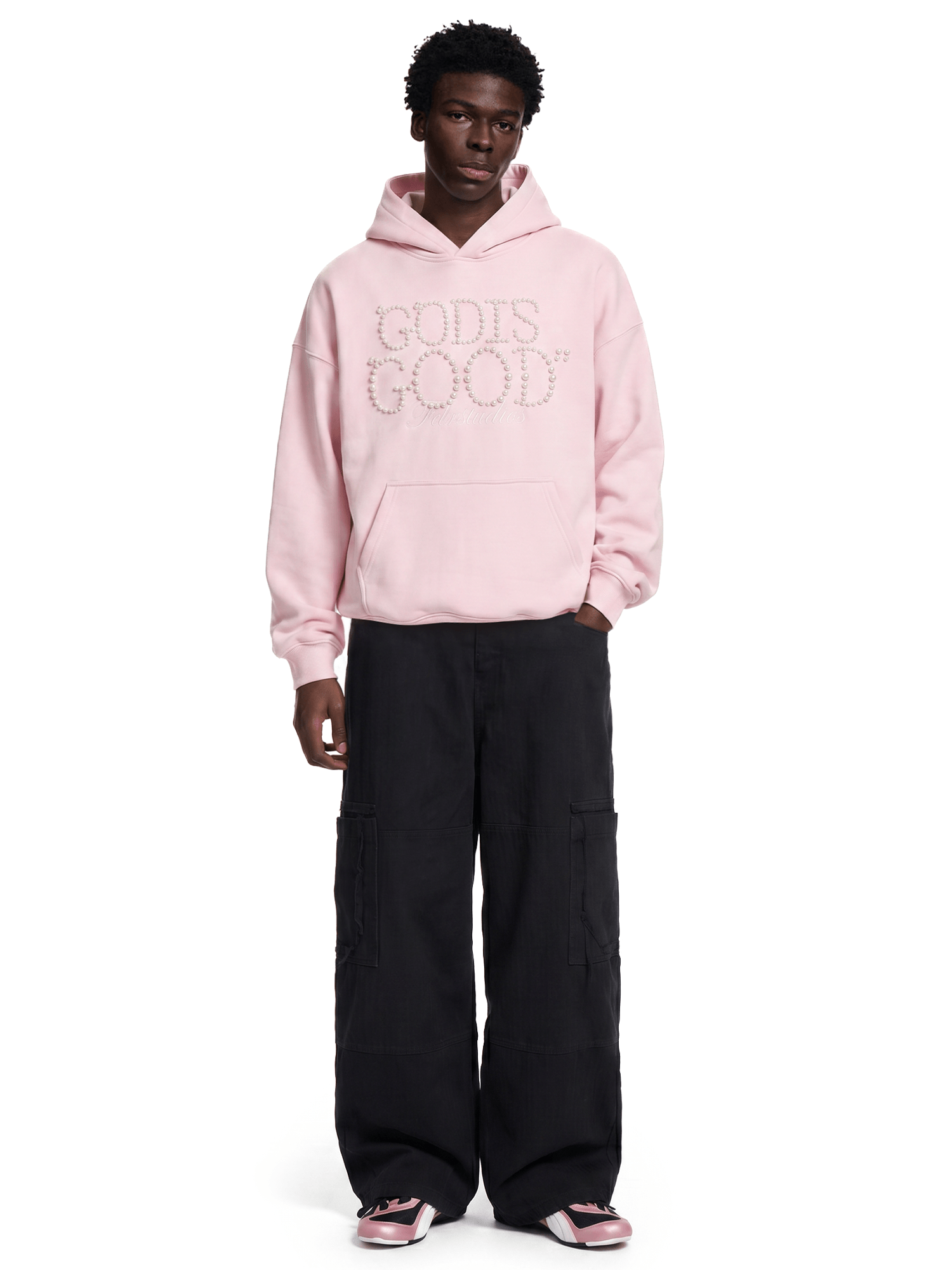 Pearl Script Oversized Hoodie