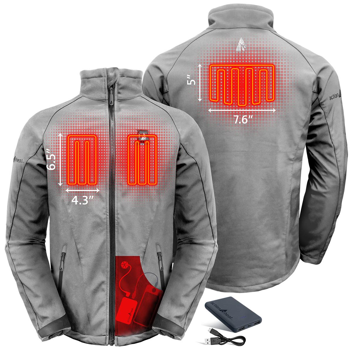 Heatrea 5V Men's Softshell Battery Heated Jacket