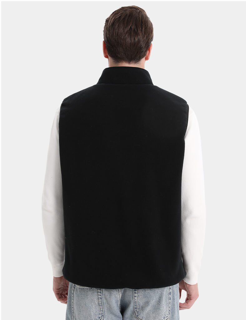 Men’s Heated Fleece Vest (Up to 13 heating hours), M2117 Pro