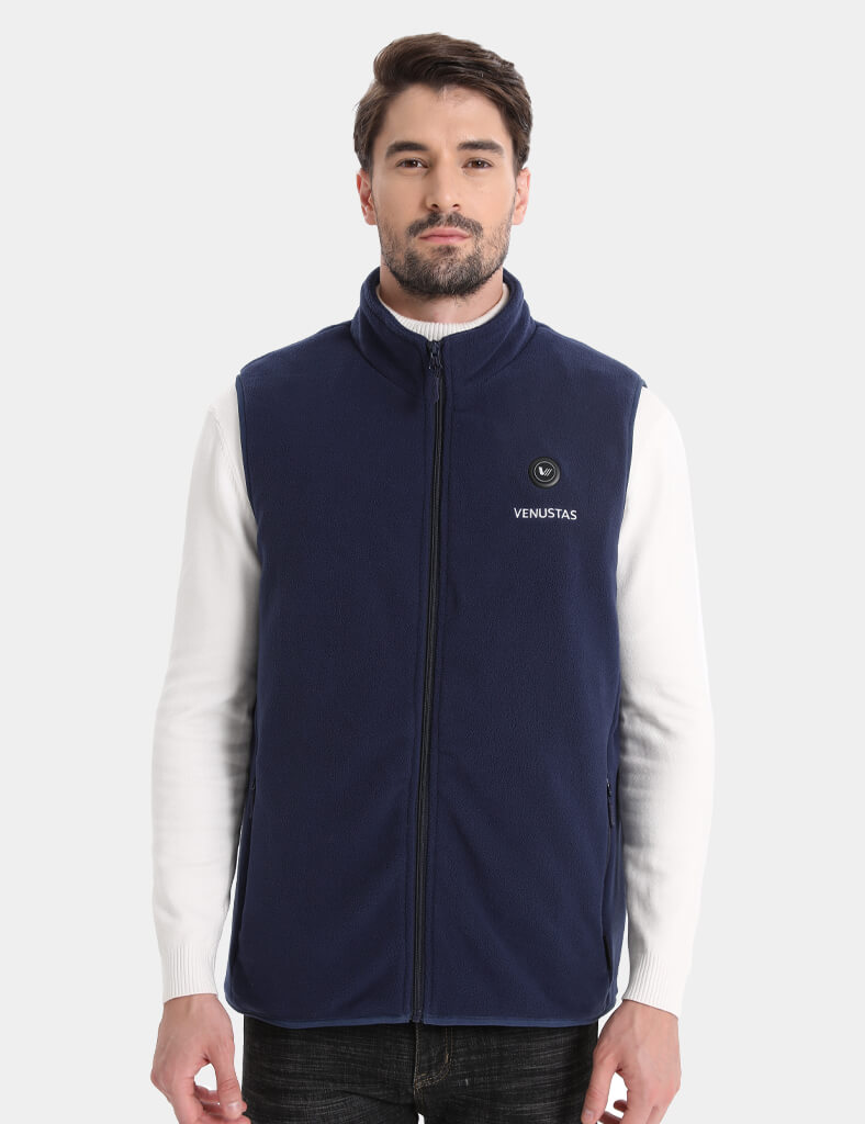 Men’s Heated Fleece Vest (Up to 13 heating hours), M2117 Pro