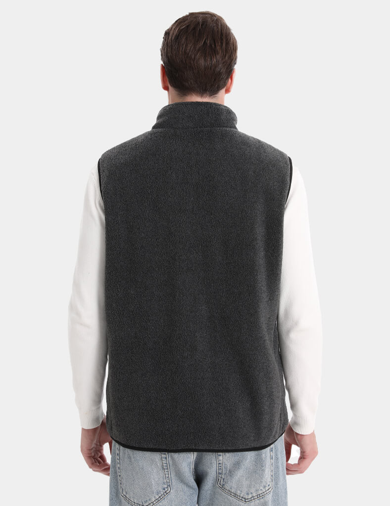 Men’s Heated Fleece Vest (Up to 13 heating hours), M2117 Pro