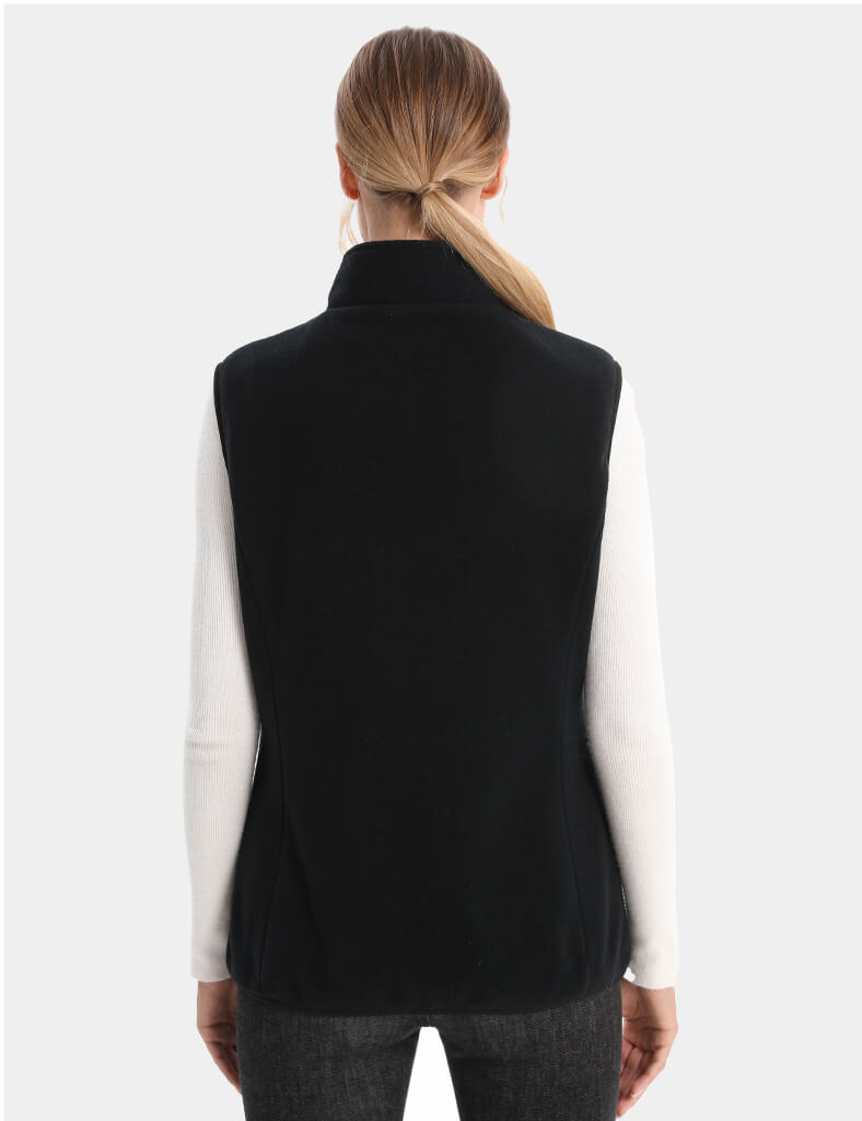 Women’s Heated Fleece Vest (Up to 13 heating hours), W2117 Pro