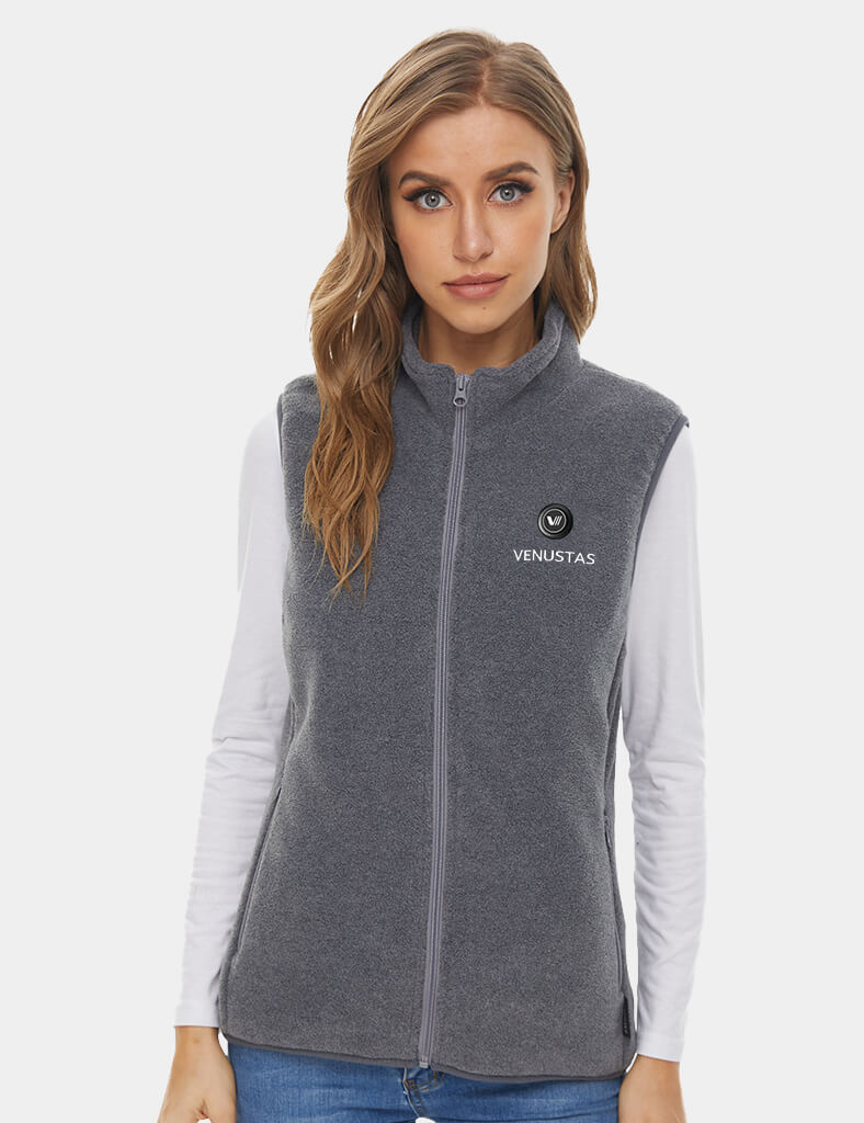 Women’s Heated Fleece Vest (Up to 13 heating hours), W2117 Pro