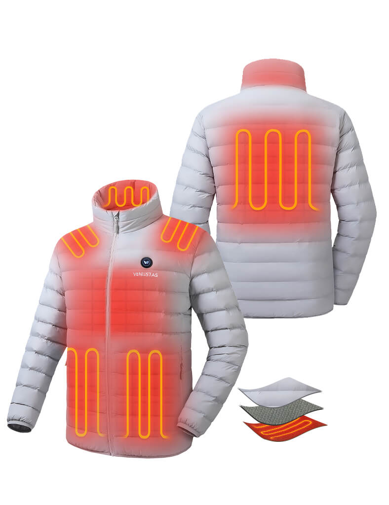 Men's Heated Lightweight Puffer Jacket 7.4V, M47 [Final Sale]