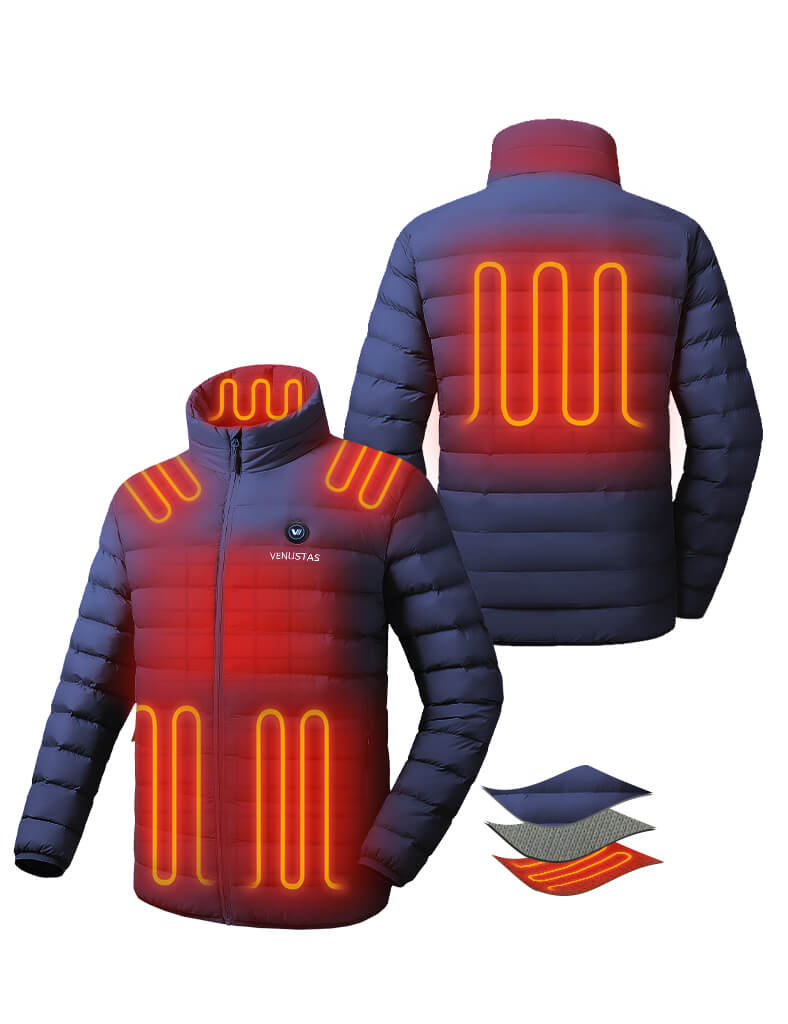 Men's Heated Lightweight Puffer Jacket 7.4V, M47 [Final Sale]