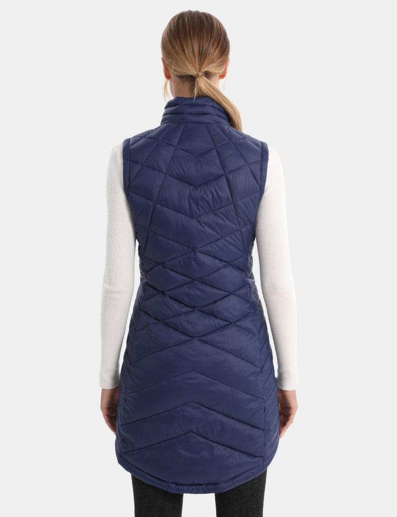 Women's Heated Long Quilted Vest 7.4V, W24L