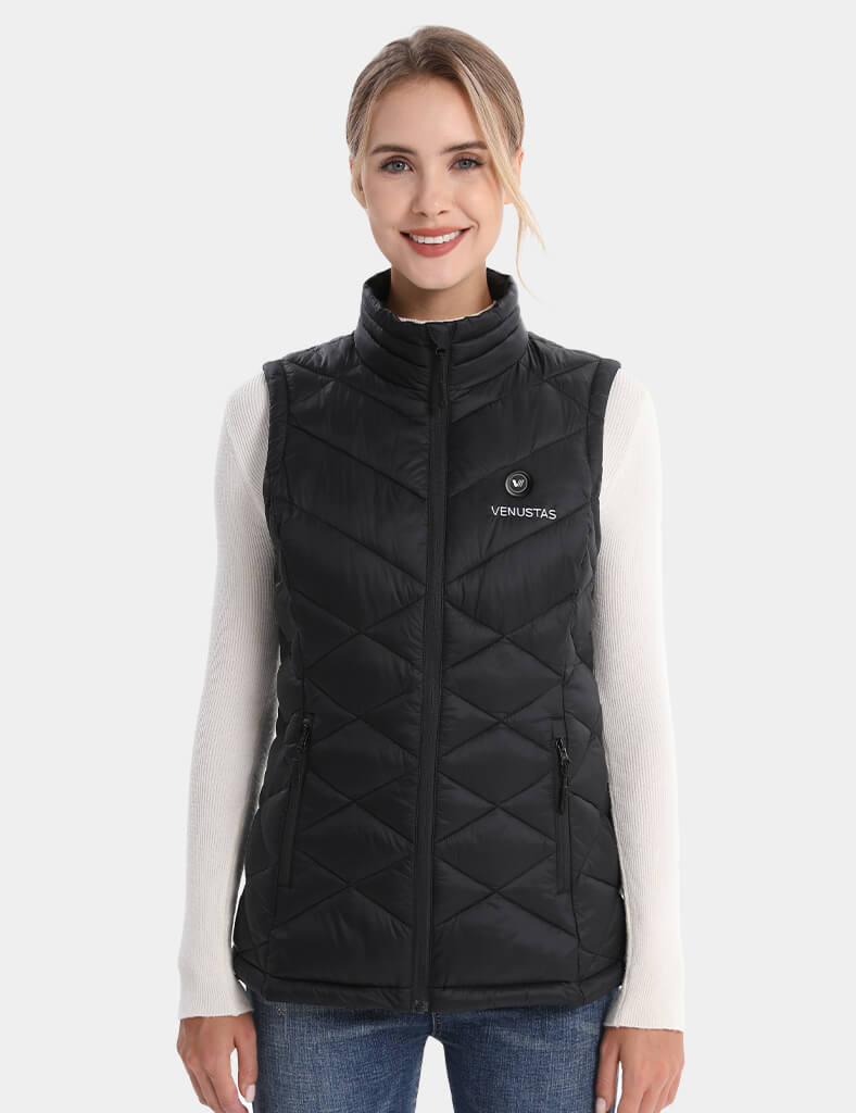 Women’s Heated Down Vest 7.4V with Heating Pockets, W51 [Final Sale]